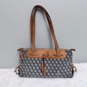 Dooney & Bourke Tan and Gray Shoulder Bag